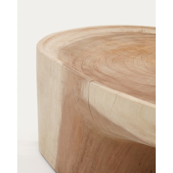 Stolik z litego drewna munggur 50x90 cm Mosi – Kave Home-image-4