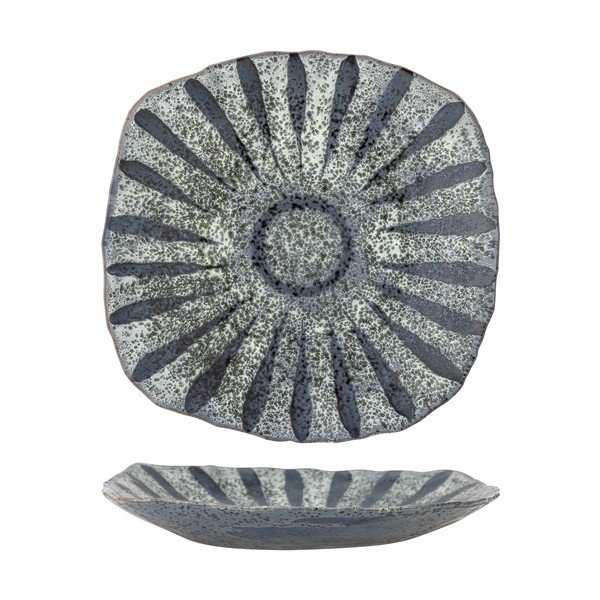 Szary kamionkowy talerz do serwowania ø 32 cm Ramie – Bloomingville-image-4