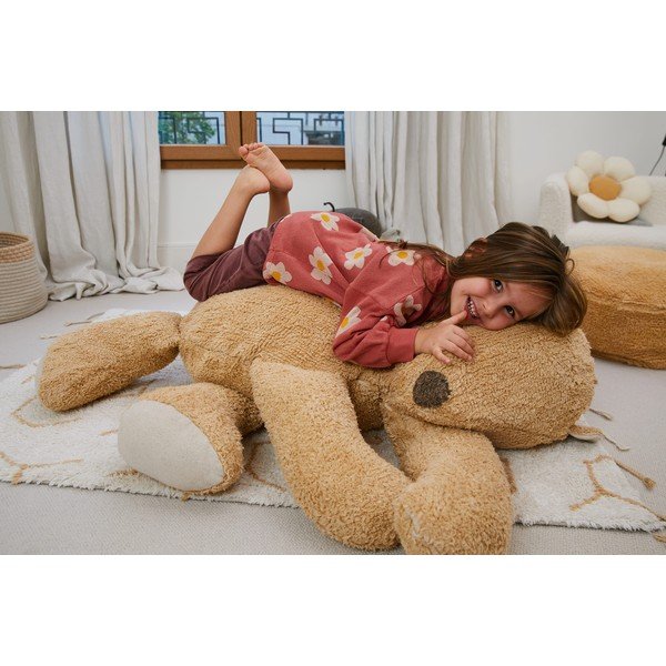 Brązowy dziecięcy worek do siedzenia Sleepy Bear – Lorena Canals-image-3