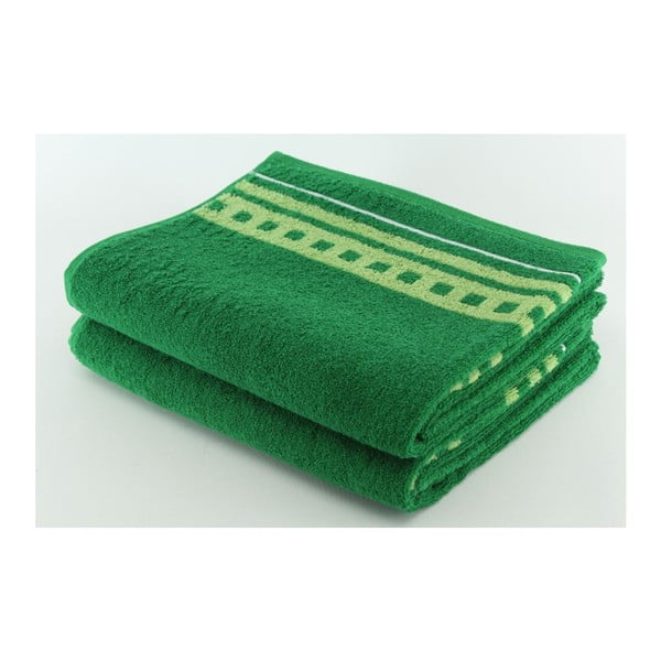Komplet 2 ręczników Green, 70x140 cm