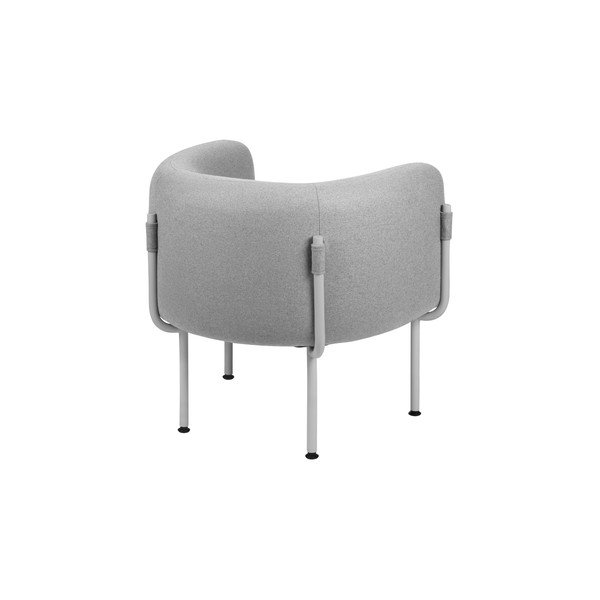 Szary wełniany fotel Ubi – noo.ma-image-2