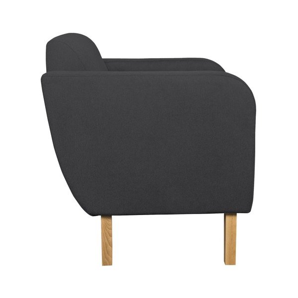 Ciemnoszary fotel Kooko Home Swing-image-3
