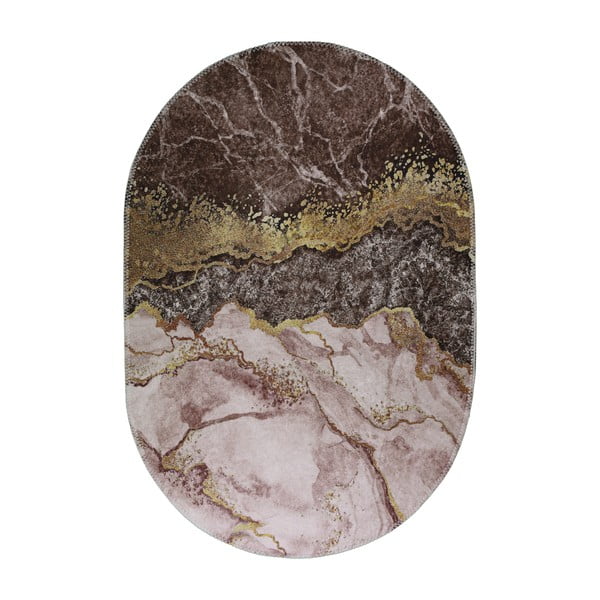 Dywan odpowiedni do prania w brązowo-złotym kolorze 120x180 cm – Vitaus