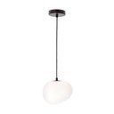 Czarno-biała lampa wisząca Stones – Candellux Lighting