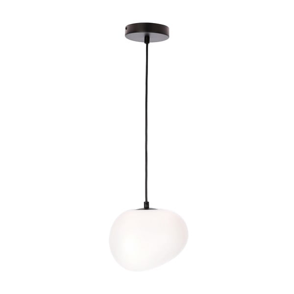 Czarno-biała lampa wisząca Stones – Candellux Lighting