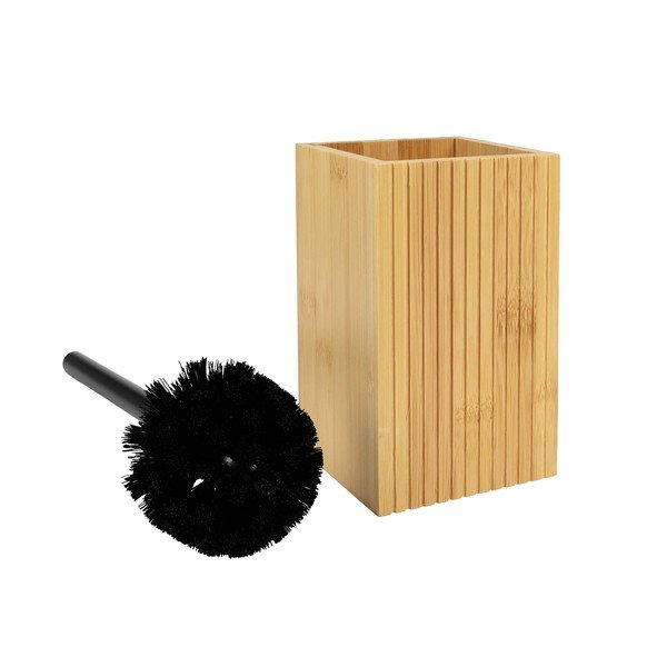 Bambusowa szczotka do WC w naturalnym kolorze Hanoi – douceur d'intérieur-image-2