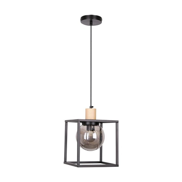 Czarna lampa wisząca 19x19 cm Retro 2 – Candellux Lighting