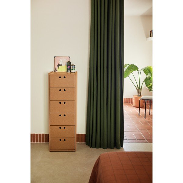 Szafka w naturalnym kolorze 40x118x40 cm Wally – Teulat-image-1