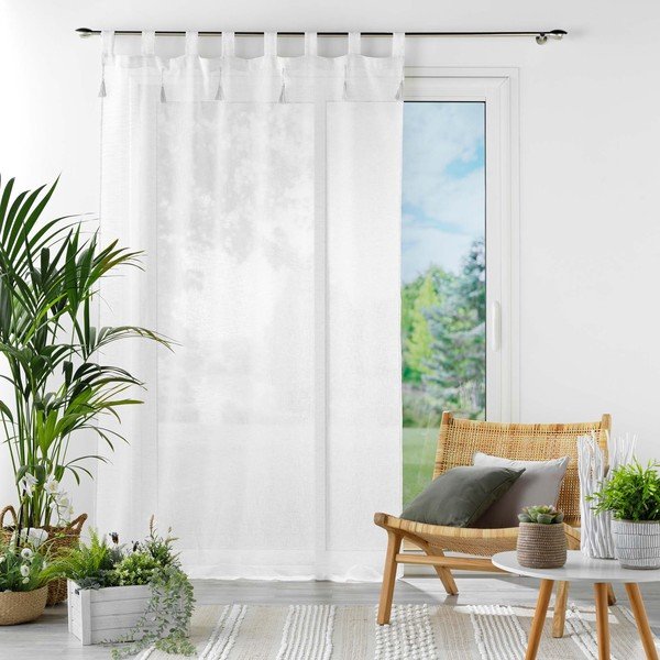 Biała firanka 140x240 cm Dalila – douceur d'intérieur-image-2