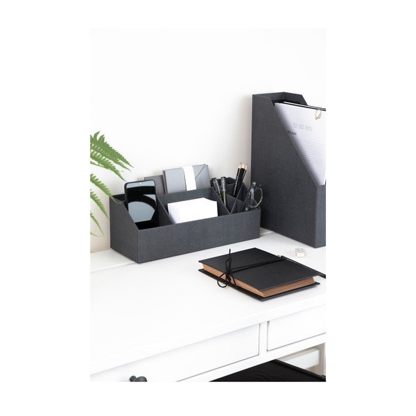 Kartonowy organizer na artykuły papiernicze Elisa Canvas Paper Laminate – Bigso-image-2