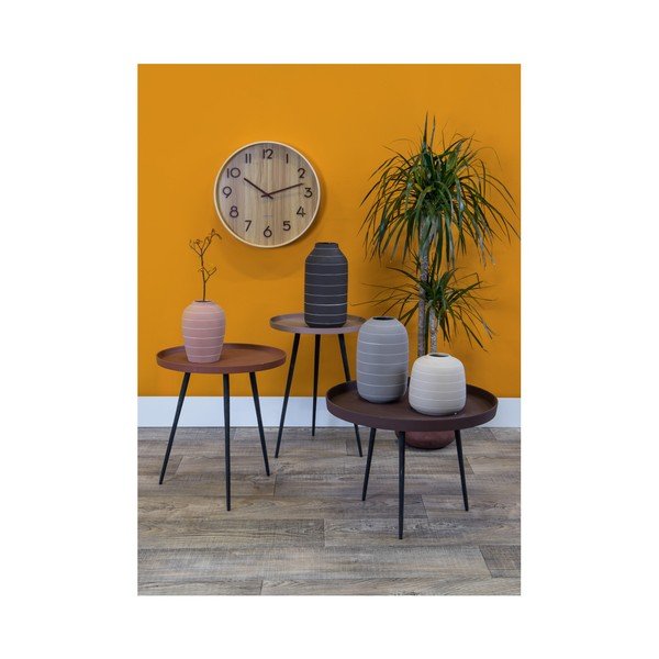 Jasnoszary wazon ceramiczny PT LIVING Terra, ⌀ 16 cm-image-2