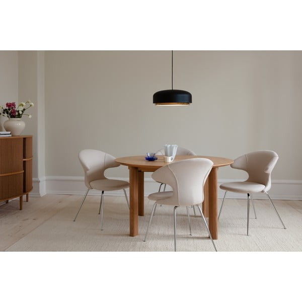 Czarna lampa wisząca LED z metalowym kloszem ø 40 cm Hazel medium – UMAGE-image-1