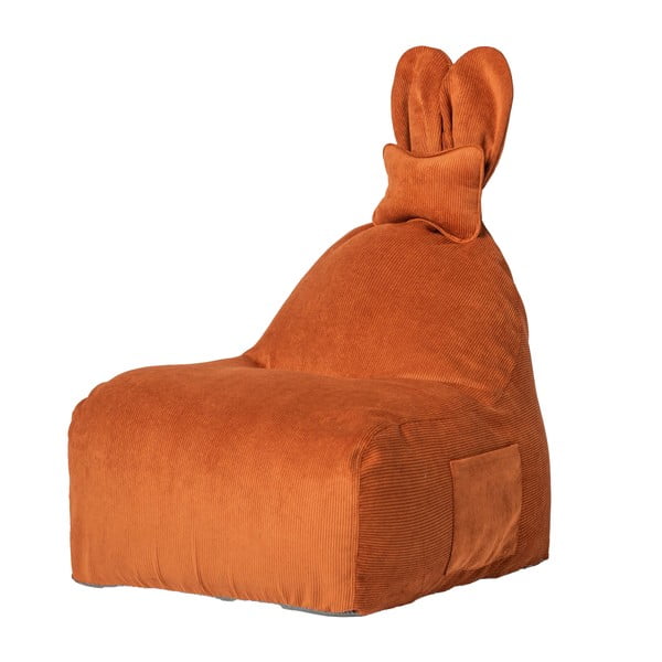 Pomarańczowy dziecięcy worek do siedzenia Funny Bunny – The Brooklyn Kids