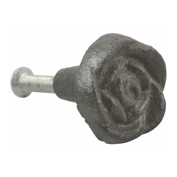 Gałka żeliwna w kształcie róży Esschert Design, Ø 3 cm