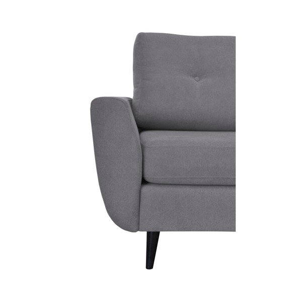 Szary fotel z ciemnymi nogami Mazzini Sofas Cedar-image-4