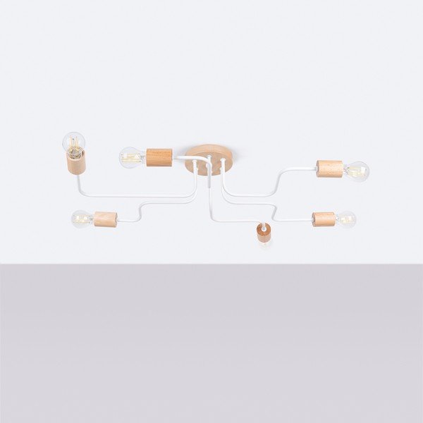 Lampa sufitowa w naturalnym kolorze 58x85 cm Dazzle – Sollux-image-2