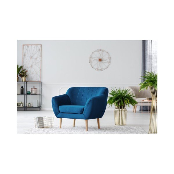 Niebieski fotel Mazzini Sofas Benito-image-4