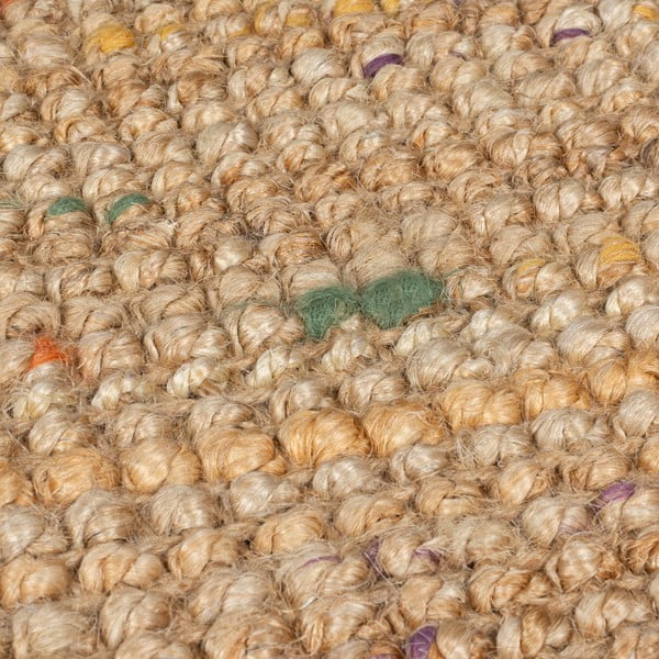 Dywan z juty tkany ręcznie w naturalnym kolorze 160x230 cm Jute Boucle Multi – Flair Rugs-image-3