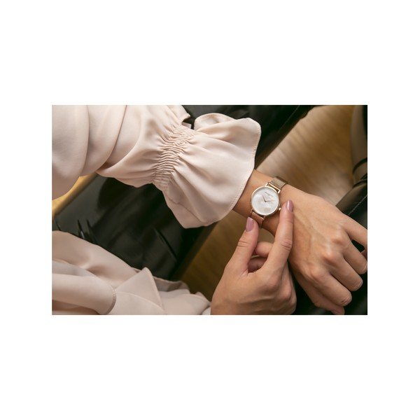 Zegarek damski z paskiem ze stali nierdzewnej Annie Rosewood Princess-image-3