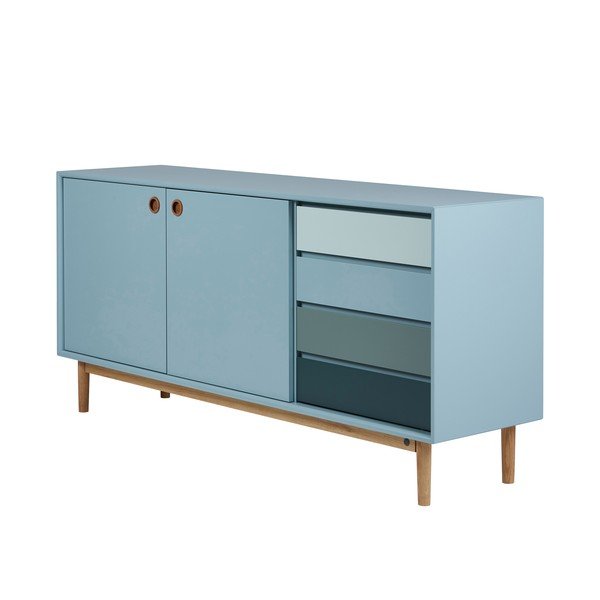 Miętowa niska komoda 170x80 cm Color Box – Tom Tailor-image-2
