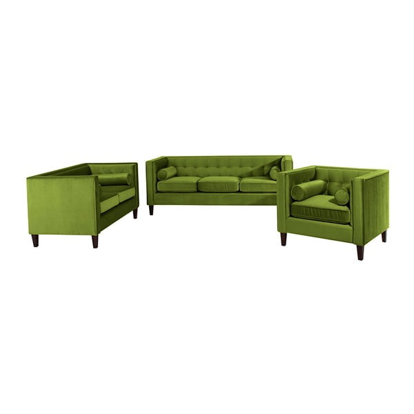 Oliwkowa sofa Max Winzer Jeronimo, 215 cm-image-2