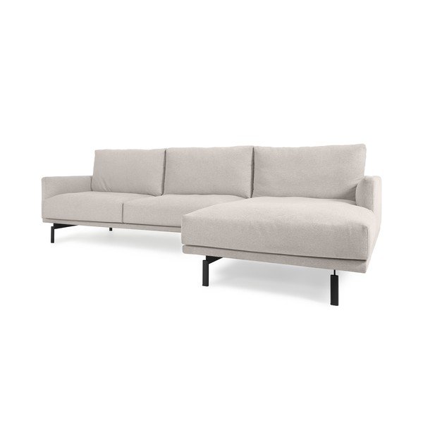 Beżowy narożnik Kave Home Galene, prawy róg, 254 cm-image-2