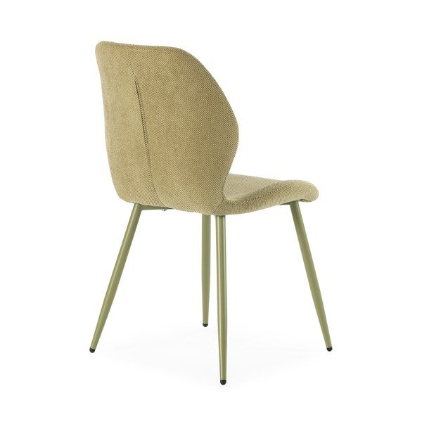 Zielone tapicerowane krzesła zestaw 4 szt. Ansu – Marckeric-image-2