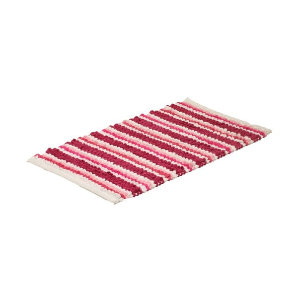 Dywanik łazienkowy Raspberry Stripe, 50x80 cm