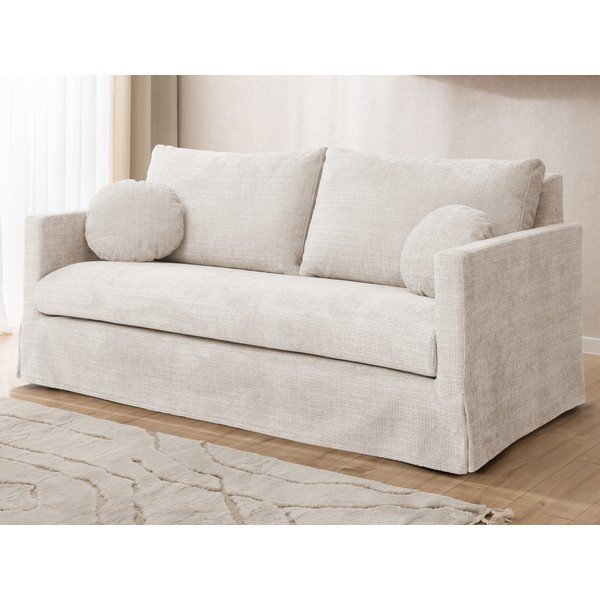 Kremowa sofa 195 cm Paphos – Ropez-image-1