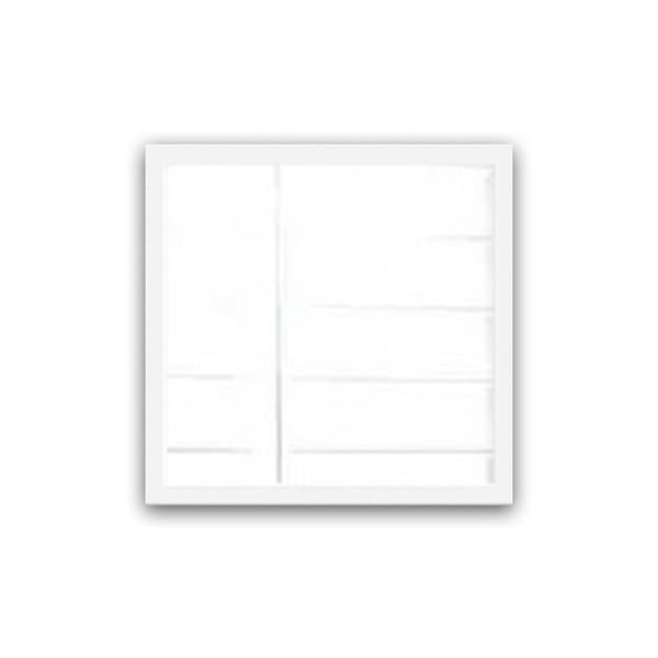 Zestaw 3 luster ściennych w białych ramach Oyo Concept Setayna, 24x24 cm