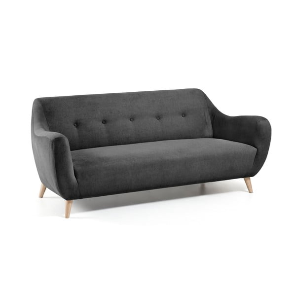 Ciemnoszara sofa Kave Home Opal-image-1