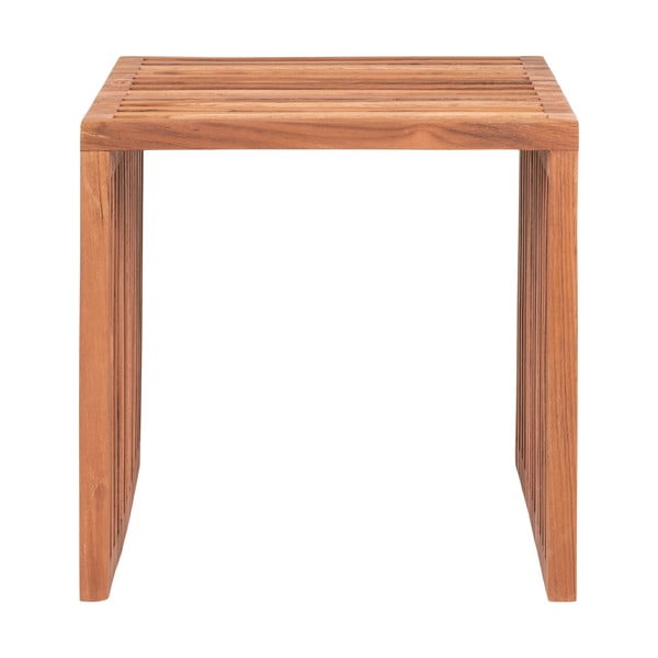 Stolik z litego drewna tekowego 40x40 cm Pego – House Nordic-image-3