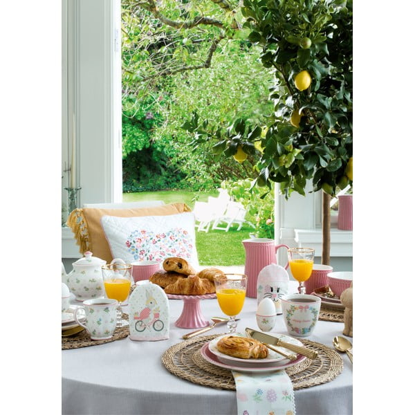 Porcelanowy kieliszek na jajko Green Gate Cilja-image-1