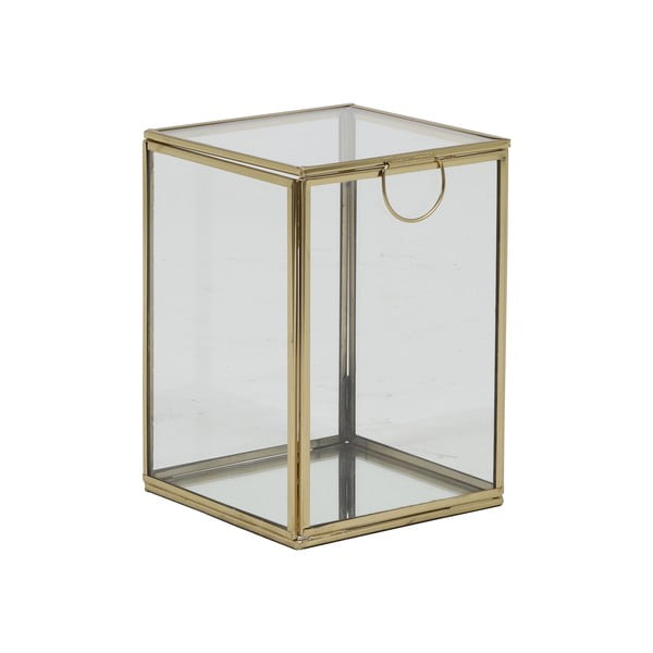 Szklany pojemnik dekoracyjny w kolorze złota Mirina – Light & Living