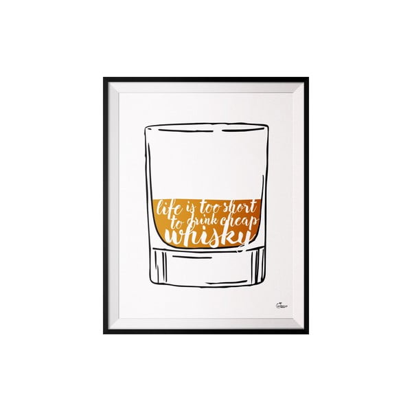 Plakat Whisky, 50x70 cm