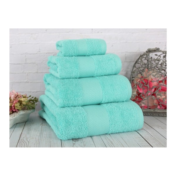Zielony ręcznik Irya Home Coresoft, 70x130 cm