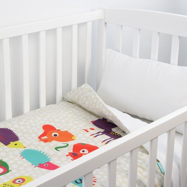 Bawełniana pościel dziecięca Baleno Forest Friend, 100x120 cm-image-1