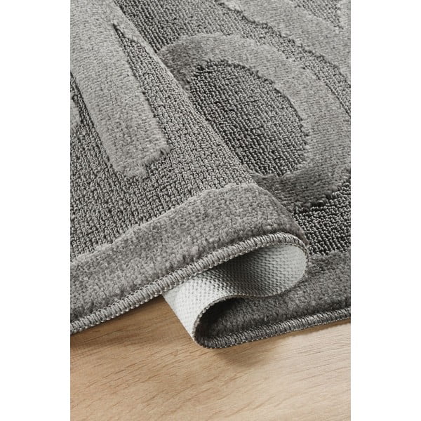 Antracytowy dywanik łazienkowy 60x100 cm Enjoy – Foutastic-image-2