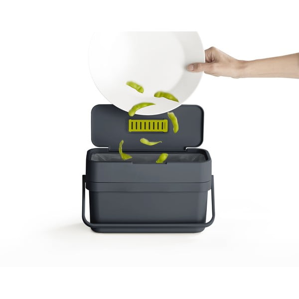 Czarnoniebieski pojemnik na odpadki organiczne Joseph Joseph Compo, 4 l-image-3