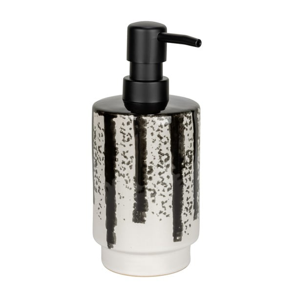 Czarno-biały ceramiczny dozownik do mydła 340 ml Subiza – Wenko-image-3