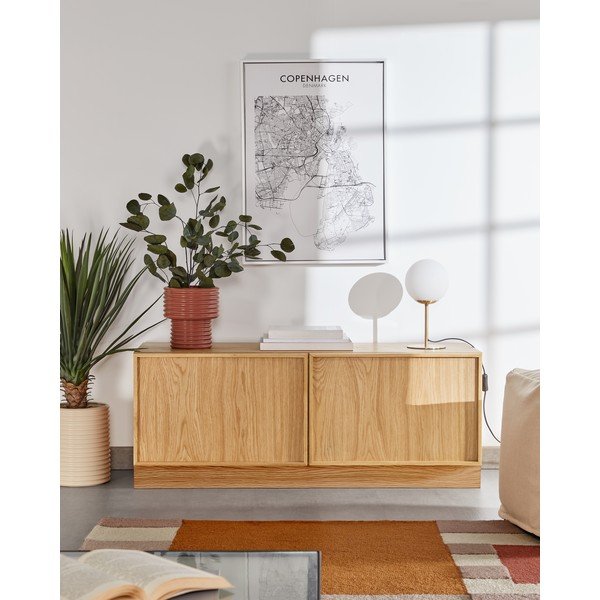 Lampa stołowa w kolorze złota z metalowym kloszem (wys. 28 cm) Mahala – Kave Home-image-4