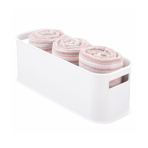 Biały organizer InterDesign Peyton, dł. 40,5 cm-image-1