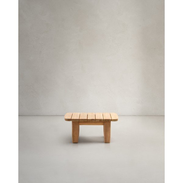 Stolik ogrodowy z litego drewna tekowego 70x70 cm Tirant – Kave Home-image-1