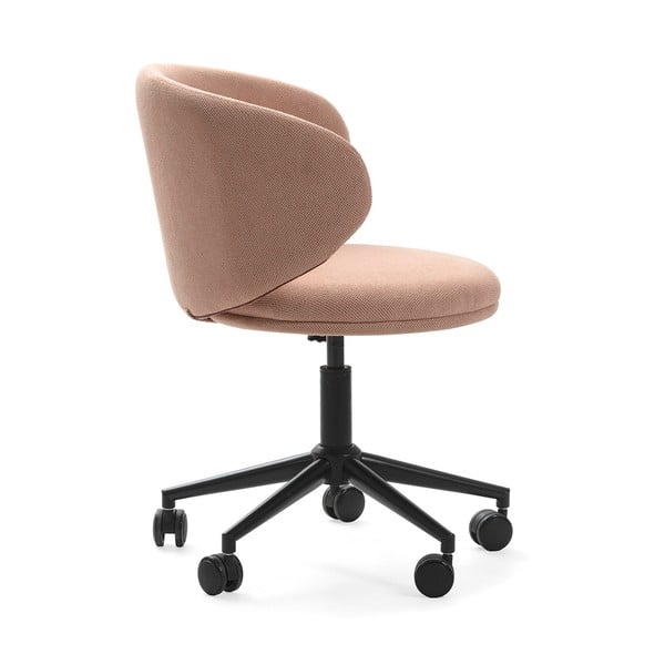 Jasnoróżowe krzesło biurowe Rush – Marckeric-image-3