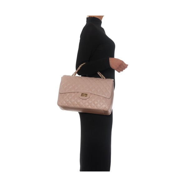 Skórzana torebka Carla Ferreri 2063 Rosa-image-4