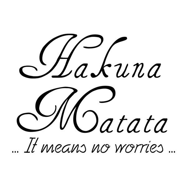 Naklejka Ambiance Hakuna Matata-image-2