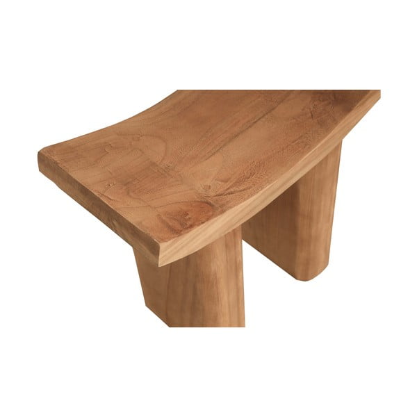 Stołek z litego drewna paulowni w naturalnym kolorze Japan – WOOOD-image-3