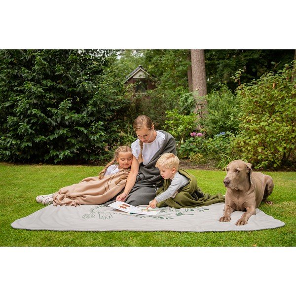 Zielony koc piknikowy 130x180 cm – Esschert Design-image-2