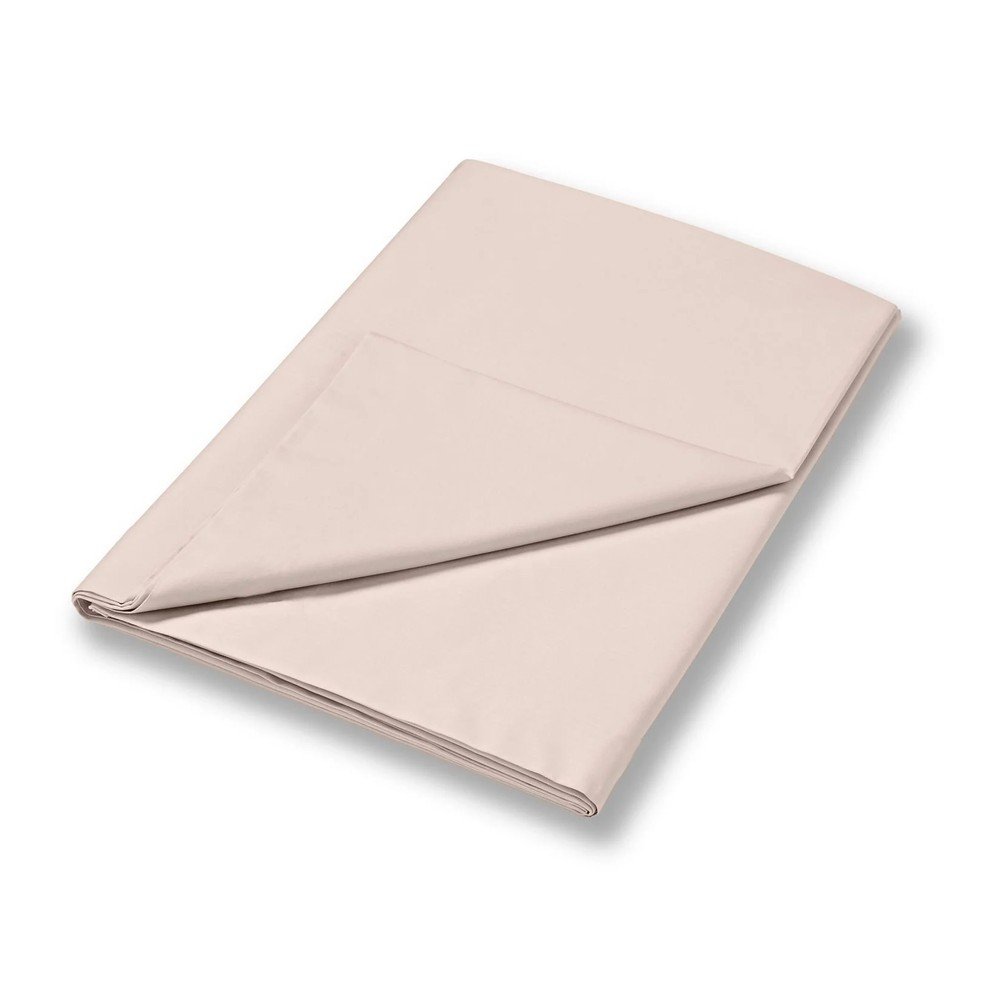 Beżowe prześcieradło z satyny bawełnianej 180x260 cm Cotton Sateen – Bianca (zdjęcie 4)