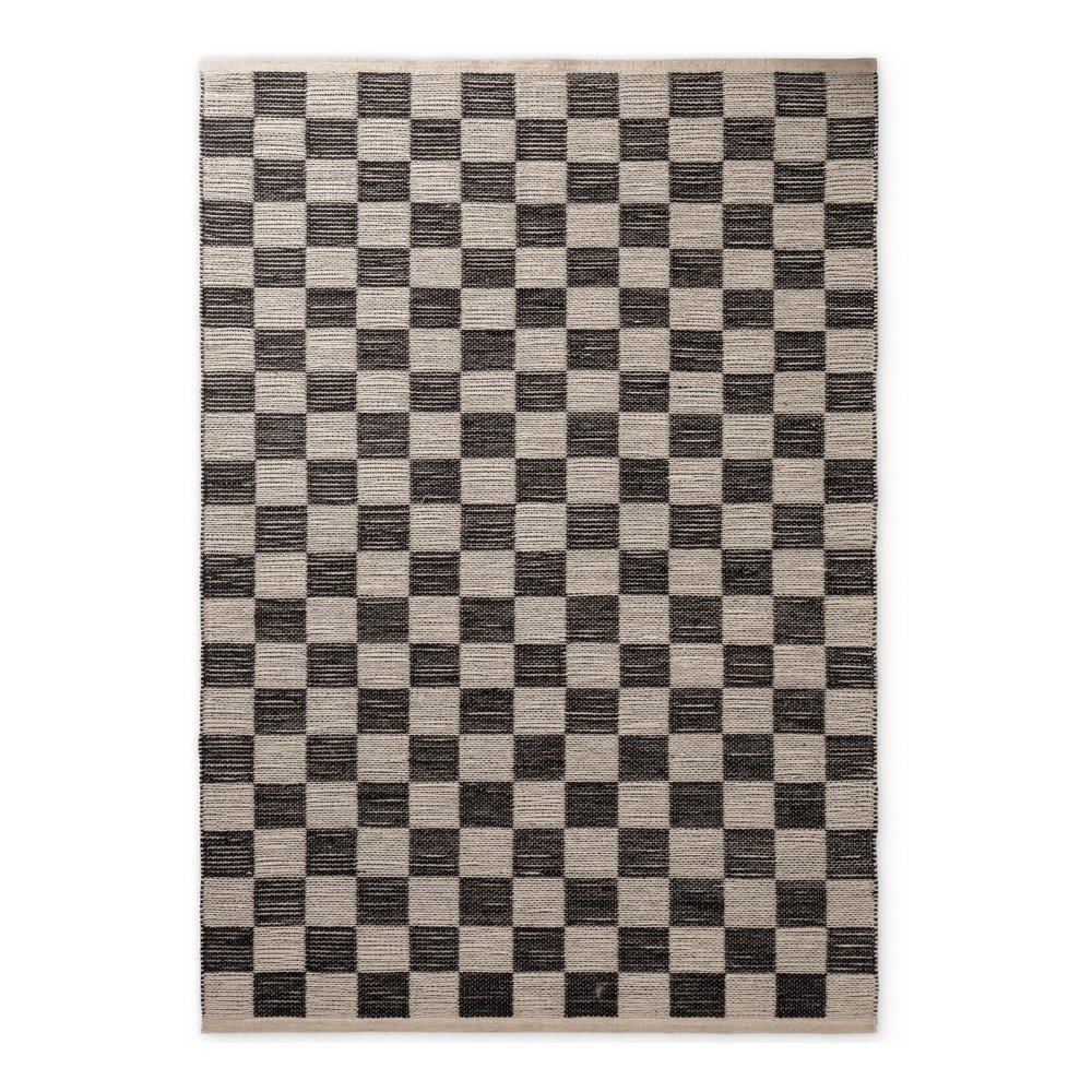 Czarno-kremowy ręcznie tkany dwustronny dywan z mieszanki juty 200x300 cm Rex – Hanse Home
